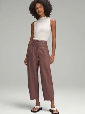 Lululemon City Sleek Mid-Rise Barrel-Leg Pant *Light Utilitech